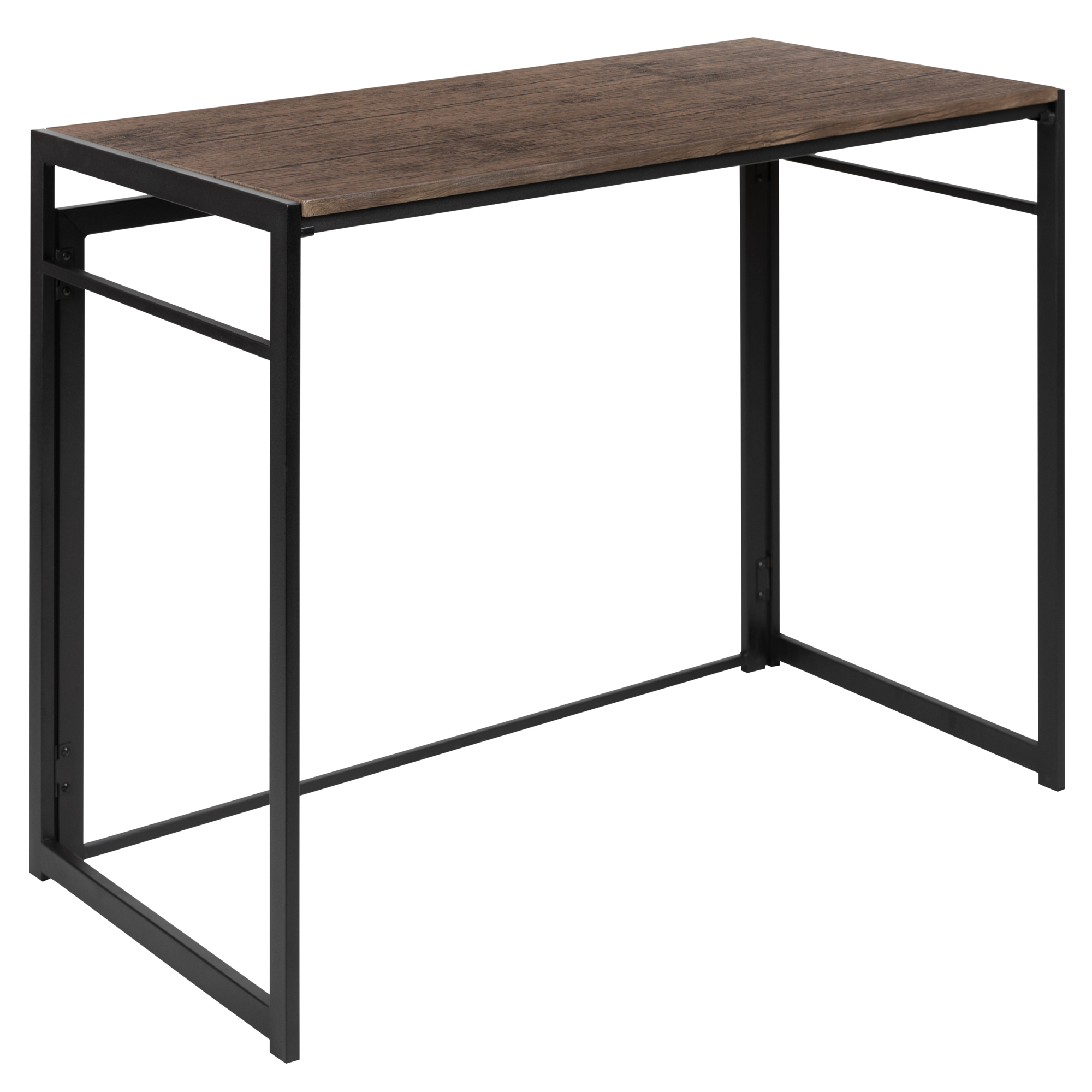 Flash Furniture, Rustic Home Office Folding Computer Desk - 40in., Width 39.5 in, Height 30 in, Depth 20 in, Model# JBYJ354F